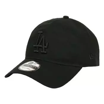 Кепка 9TWENTY MLB Major League Low Cap Brand Logo Hat Baseball Unisex Golf NEWERA Los Angeles Dodgers Essential All Black [New Era] Мужская Женская [Товар]