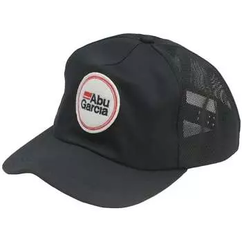 Кепка AbuGarcia с мягкими полями и сетчатой накладкой, черная