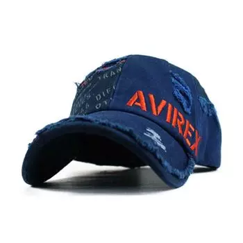 Кепка AVIREX Avirex, кепка AX Damage Low Cap, рабочая кепка для прогулок на свежем воздухе, популярная трендовая марка, весна, лето, осень, зима, подарок на день, подарок для мужчин, женщин, отца