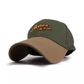 Кепка AVIREX Низкая кепка для прогулок на свежем воздухе Популярный тренд Бренд Подарок на день Мужская Женская Весна/Лето/Осень/Зима Для Отца (хаки (двухцветный))