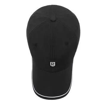 Кепка бейсбольная быстросохнущая тонкая с буквой R, мужская летняя, для рыбалки, спорта, защиты от солнца, мужская шляпа от солнца Adjustable тёмно-синий