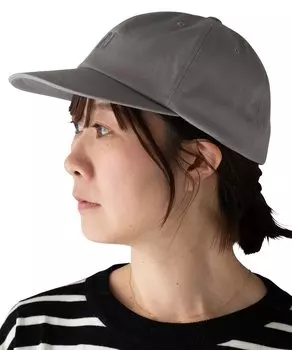 Кепка-бейсболка Fukabori Logo Twill Hat Deep Large Size Unisex UV Protection Baseball Cap Cotton Gray [Nakota] Mens Womens 58-64cm серый