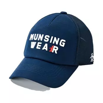 Кепка Боковая сетка Охлаждение Предотвращение теплового удара Спорт Гольф MGBXJC10 NV00 [Munsingwear] Мужская (военно-морской флот)