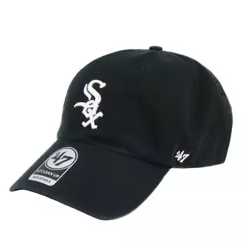 Кепка Brand 47 Cap Cleanup Low Cap MLB Major League Hat Forty Seven Chicago White Sox CHICAGO WHITE SOX Black Free Size 47