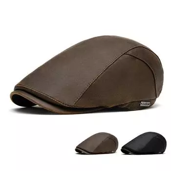 Кепка британского газетчика, мужская ретро-кепка, прогрессивная кепка, осенне-зимний теплый берет, кепка художника кофейный