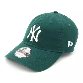 Кепка CAP 9TWENTY Низкая кепка CAP MLB NY Темно-зеленая БЕСПЛАТНАЯ 920 WASHED NEYYAN DK GRN SWHT [Новая эра]