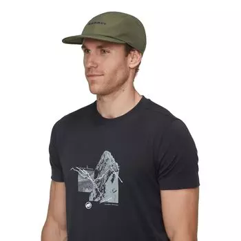 Кепка Climate Cap Asian Cap AF темно-болотная [Mammut] Gore-Tex Fit/Climate Gore-Tex 1191-01960