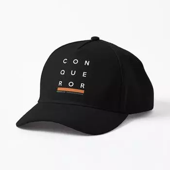 Кепка CONQUEROR со стихами из Библии Разработана и продана?Клейнард Агустин