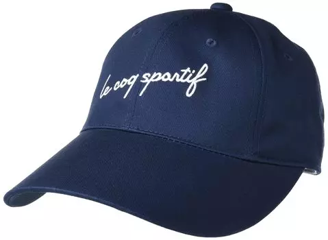 Кепка Coq Cap CAP из хлопкового твила, 9 см в длину, для занятий спортом, прогулок, бега, солнечного света, лето QMCVJC13 NV F [Le Sportif] (Модель карниза) 100% Женский