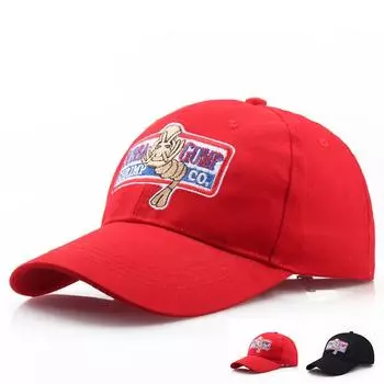 Кепка-дальнобойщик, мужские хлопковые бейсбольные кепки, женская модная спортивная кепка в стиле хип-хоп DAFFY&black красный