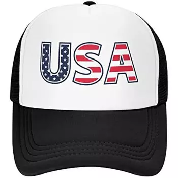 Кепка дальнобойщика из США, регулируемая забавная бейсбольная кепка с сетчатой спинкой в подарок для женщин унисекс, на четыре сезона, на каждый день, хлопок, полиэстер One Size