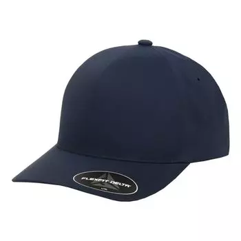Кепка Delta Водоотталкивающая влагопоглощающая быстросохнущая предотвращающая появление пятен пота Обычная кепка YUPOONG унисекс темно-синяя [гибкая посадка] мужская женская L/XL [Товар] тёмно-синий