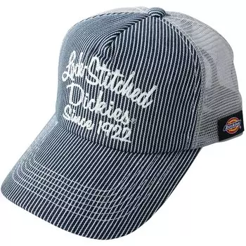 Кепка Dickies Mesh Hat Original Logo Unisex Color Black Mesh Cap American Casual Street Chain Stitch Hickory XL Men s Women s
