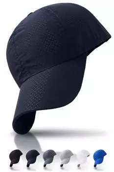 Кепка для бега с сеткой, удобная и надеваемая, с ультрабыстрой защитой от ультрафиолета [hichago], мужская [безопасная, не слетает] унисекс, женская, легкая, дышащая, сушка,