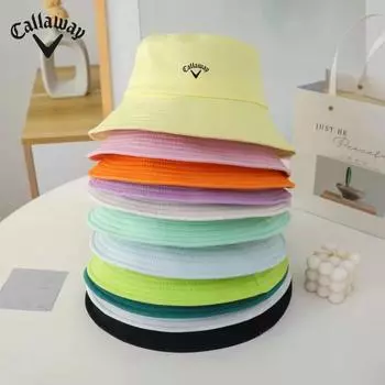 Кепка для гольфа Callaway унисекс солнцезащитный крем для кемпинга на открытом воздухе для рыбалки повседневная кепка-ведро кепка рыбака однотонная складная one size