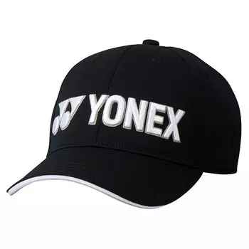 Кепка для гольфа GCT099 унисекс с регулировкой размера M, модель, которую носят профессиональные игроки Мэй Ивай и Чирей Ивай [Yonex] (черный) 57-60см (Тип ремня) чёрный