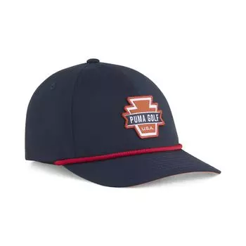 Кепка для гольфа Golf Interstate Cap Deep Fire [PUMA] мужская темно-синяя/красная