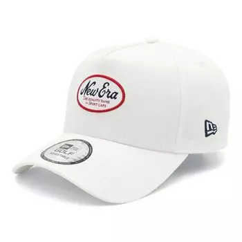 Кепка для гольфа из хлопка, моющаяся, белая, БЕСПЛАТНО GF 940AF SCW ОВАЛЬНЫЙ ЛОГОТИП WHI 14391381 NER36G5585 [New Era] 9FORTYA-Frame белый