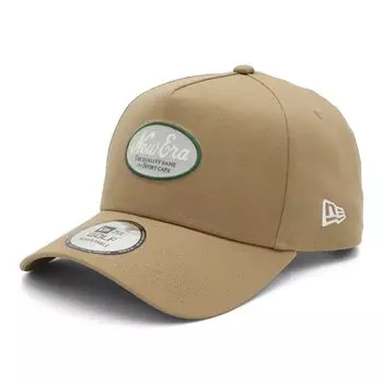 Кепка для гольфа, моющаяся, хлопок, хаки, БЕСПЛАТНО GF 940AF SCW, ОВАЛЬНЫЙ ЛОГОТИП KHA 14391383 NER36G5585 [New Era] 9FORTYA-Frame хаки