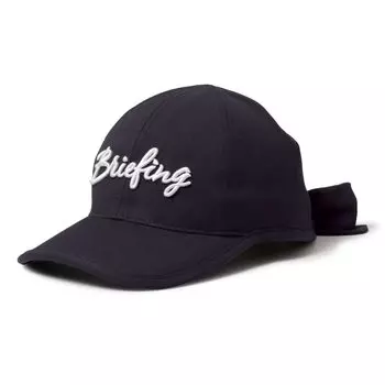 Кепка для гольфа, размер шляпы регулируется BRG221W59 ГОЛЬФ-Спортивная женская кепка с лентой из льна, темно-синяя [Брифинг] Женская [076]