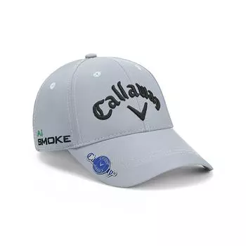 Кепка для гольфа с сеткой и вентиляцией, регулируемый размер, спортивная кепка с сеткой, бейсболка, повседневная, для бега, унисекс, размер подходит [AHBFC] Callo.way (Один Мост, Грей) серый