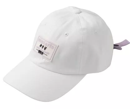 Кепка для One Point Adjustable Elementary School белая [Arisana] для девочек, детей, детская шапка, стильная, милая, размер, юниоры, студенты, лента, белый