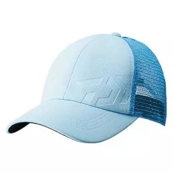 Кепка для рыбалки Daiwa с тиснением, полусетчатая, светло-голубая, бесплатная DC-6606
