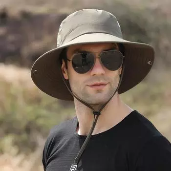 Кепка для рыбалки, мужская шляпа с большими полями, корейские кепки, пляжная рыболовная шляпа, альпинистские шляпы