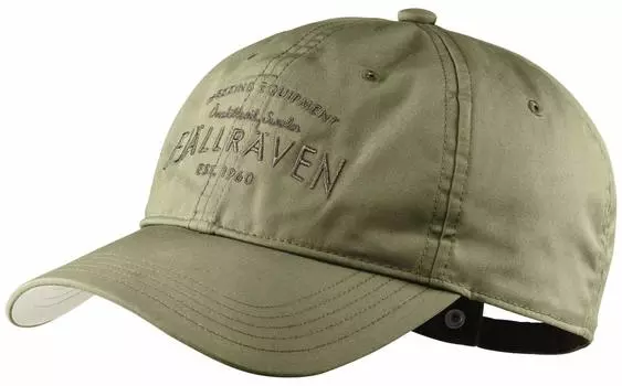Кепка для улицы Кепка Fjallraven Est 1960 Кепка 77391 зеленая [Fjallraven] зелёный