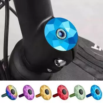 Кепка для велосипедной гарнитуры MTB, вынос руля для шоссейного велосипеда, верхняя крышка, нержавеющая, устойчивая к коррозии, полированная поверхность, верхняя крышка для гарнитуры красный