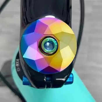 Кепка для велосипедной гарнитуры MTB, вынос руля для шоссейного велосипеда, верхняя крышка, нержавеющая, устойчивая к коррозии, полированная поверхность, верхняя крышка для гарнитуры красный