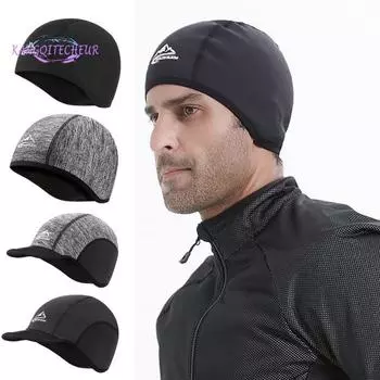 Кепка для верховой езды с эластичным краем и ушками, флисовая зимняя ветрозащитная шапка со светоотражающим принтом, товары для улицы 4