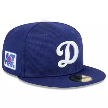 Кепка для весеннего лагеря 2025 года, заказ за рубежом 59FIFTY Los Angeles Dodgers 2025 MLB SPRING TRAINING BP FITTED CAP ROYAL BLUE LOS ANGELES DODGERS Baseball королевский синий