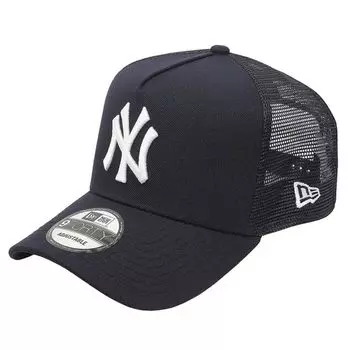 Кепка Dodgers LA NY Yankees MLB Snapback 9FORTY Trucker Hat Adjustable Plain Brand Street Black [New Era] Женская Мужская 940A-Frame [Товар]