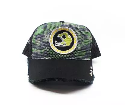 Кепка Duo Fang Ops Logo Mesh, свободный размер, черный камуфляж, оранжевый (3006)