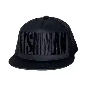 Кепка Fishman Mesh Flat Cap черная [FISHMAN] CAP-16 чёрный