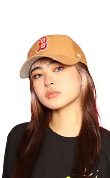 Кепка Forty Seven BOSTON RED SOX MVP CAP Boston Red Sox 6-панельная кепка 47 CAMEL/Camel верблюд