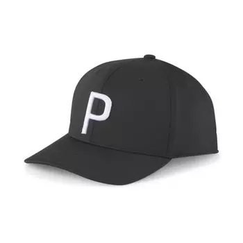 Кепка Golf P Cap for 24th year Free Size [PUMA] Men, 024422, цвет, Black/White Glow,