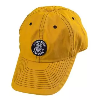 Кепка хлопковая окружность головы 58 см регулируемый размер сохраняющая форму бейсболка классическая 10077700 F [Shinakoba] мужская 100% (желтый) жёлтый