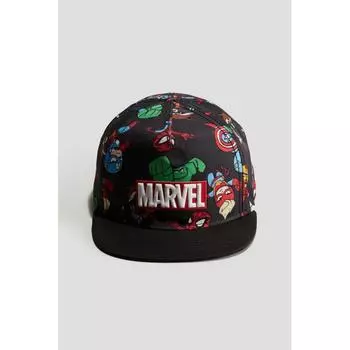 Кепка HM Design Черная Marvel Comics