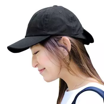 Кепка ICHIYON, кепка с лентой, популярная, весна-лето, черная, регулируемый размер, темно-черная, стильная, сетчатая, большая, милая, летняя, кепка для гольфа [14+ PLUS] чёрный