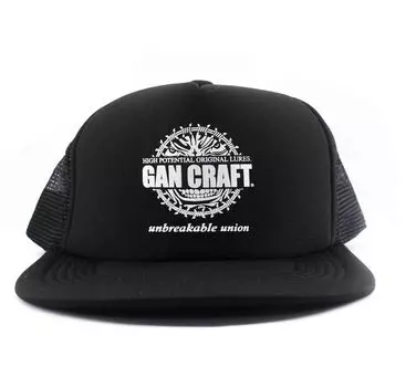 Кепка из сетчатой ткани Gan Craft, круглая проволока, свободный размер, черная 01 (2753)