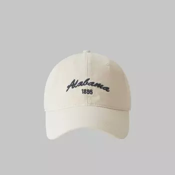 Кепка K-style с изогнутым козырьком и пиком, мужская и женская, из чистого хлопка, для занятий спортом на открытом воздухе, из чистого хлопка, студенческая, для влюбленных, дикая, с мягким верхом, бейсболка Beige Adjustable