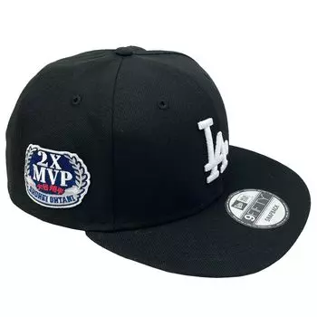 Кепка Кепка 9FIFTY Double MVP Памятная Ограниченная 2X MVP Сёхэй Отани Принадлежность Los Angeles Dodgers КЕПКА Los Angeles Dodgers Черная ЧЕРНАЯ Белая Логотип