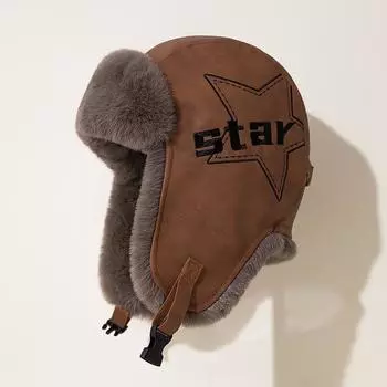 Кепка Lei Feng мужская осенне-зимняя для велоспорта, ветра и холода, утолщенная защита ушей, теплая хлопковая кепка для женщин One Size