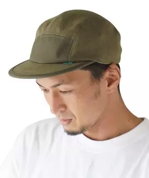 Кепка LEN COOL JET CAP Кепка льняная Cool Jet Cap Шляпа льняная с длинными полями Длинные поля Легкая Большая по размеру Повседневная однотонная Весна Лето L Окружность Хаки хаки