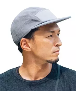Кепка LEN COOL JET CAP Льняная кепка Cool Jet Cap Льняная кепка с длинными полями Легкая, большого размера, для отдыха на природе, повседневная, весна-лето, длина окружности L, серая серый