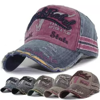 Кепка Летняя кепка Винтажная хлопковая бейсболка унисекс состаренная кепка дальнобойщика армия зеленый