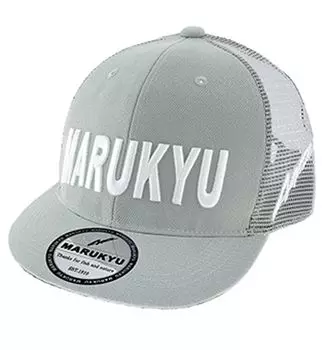 Кепка Marukyu Flat Visor Mesh 01 серая серый