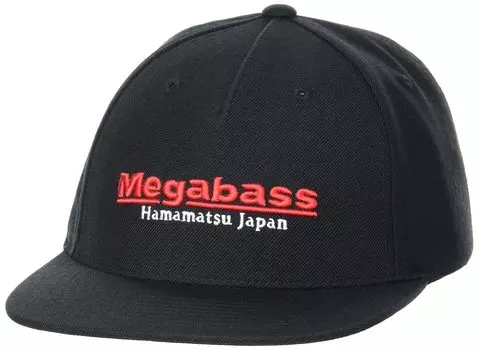 Кепка MEGABASS CAP CLASSIC SNAPBACK ЧЕРНАЯ/КРАСНАЯ (Классический черный/красный)